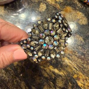 Black and Silver Crystal Bracelet